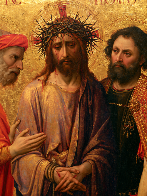 Ecce Homo - Dourado sagrado · Retrato n° 18 - Arte cristã