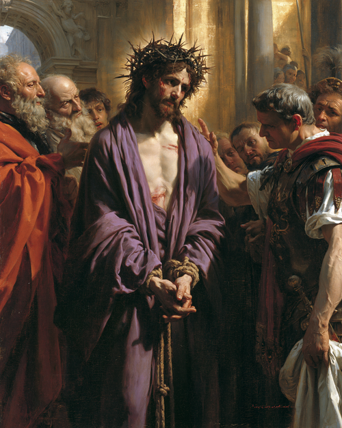 Ecce Homo - Dourado sagrado · Retrato n° 21 - Arte cristã