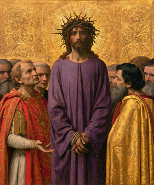 Ecce Homo - Dourado sagrado · Retrato n° 24 - Arte cristã