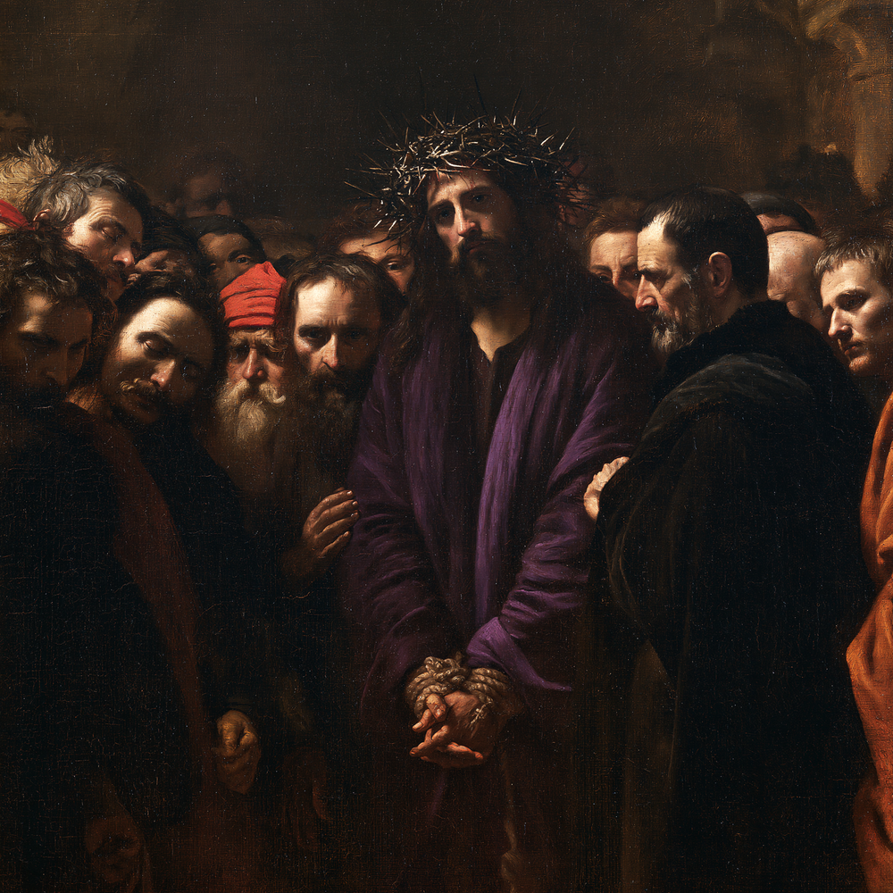 Ecce Homo - Silêncio sagrado · Quadrado n° 4 - Arte cristã