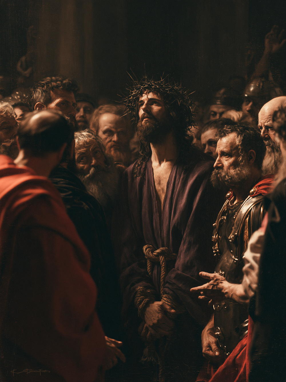 Ecce Homo - Silêncio sagrado · Retrato n° 18 - Arte cristã