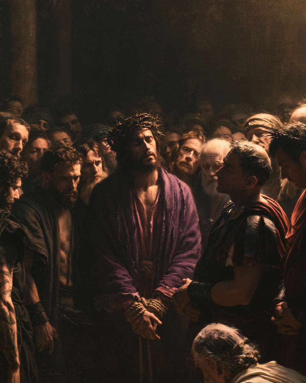 Ecce Homo - Silêncio sagrado · Retrato n° 22 - Arte cristã