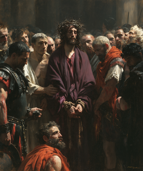 Ecce Homo - Silêncio sagrado · Retrato n° 24 - Arte cristã