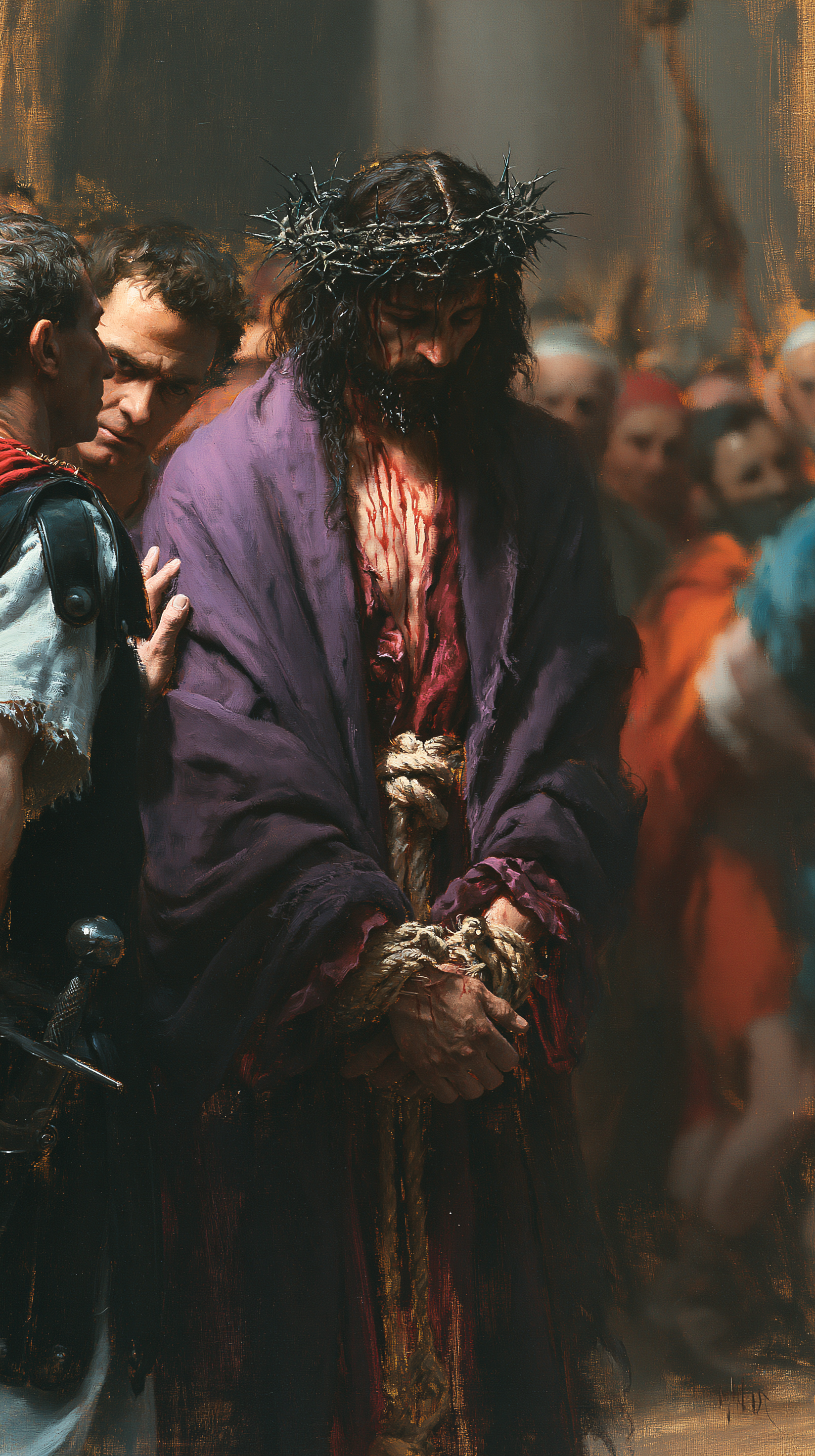 Ecce Homo - Psychological close-up view · Portrait n° 9 — aperçu de la finition sélectionnée
