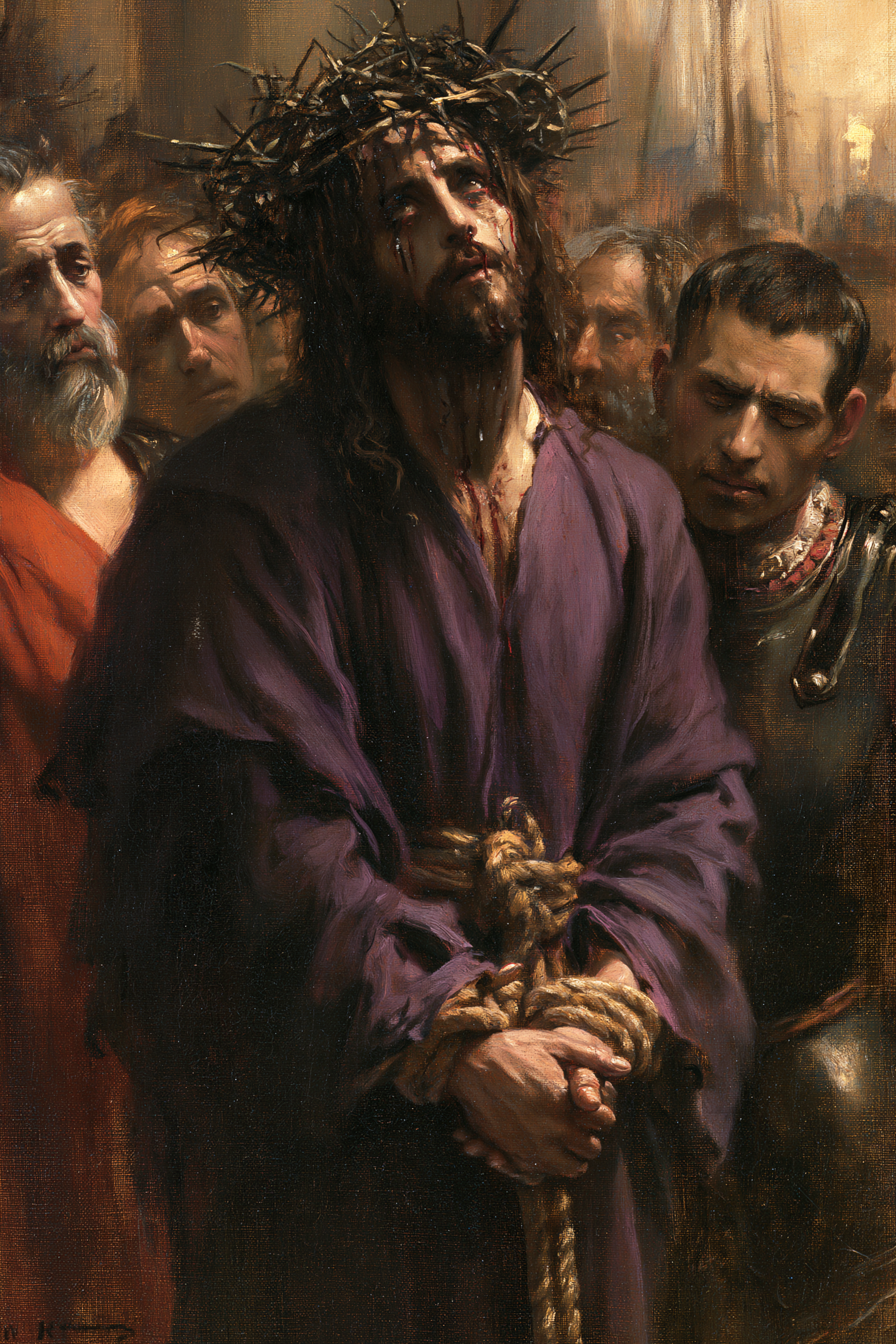 Ecce Homo - Psychological close-up view · Portrait n° 14 — aperçu de la finition sélectionnée