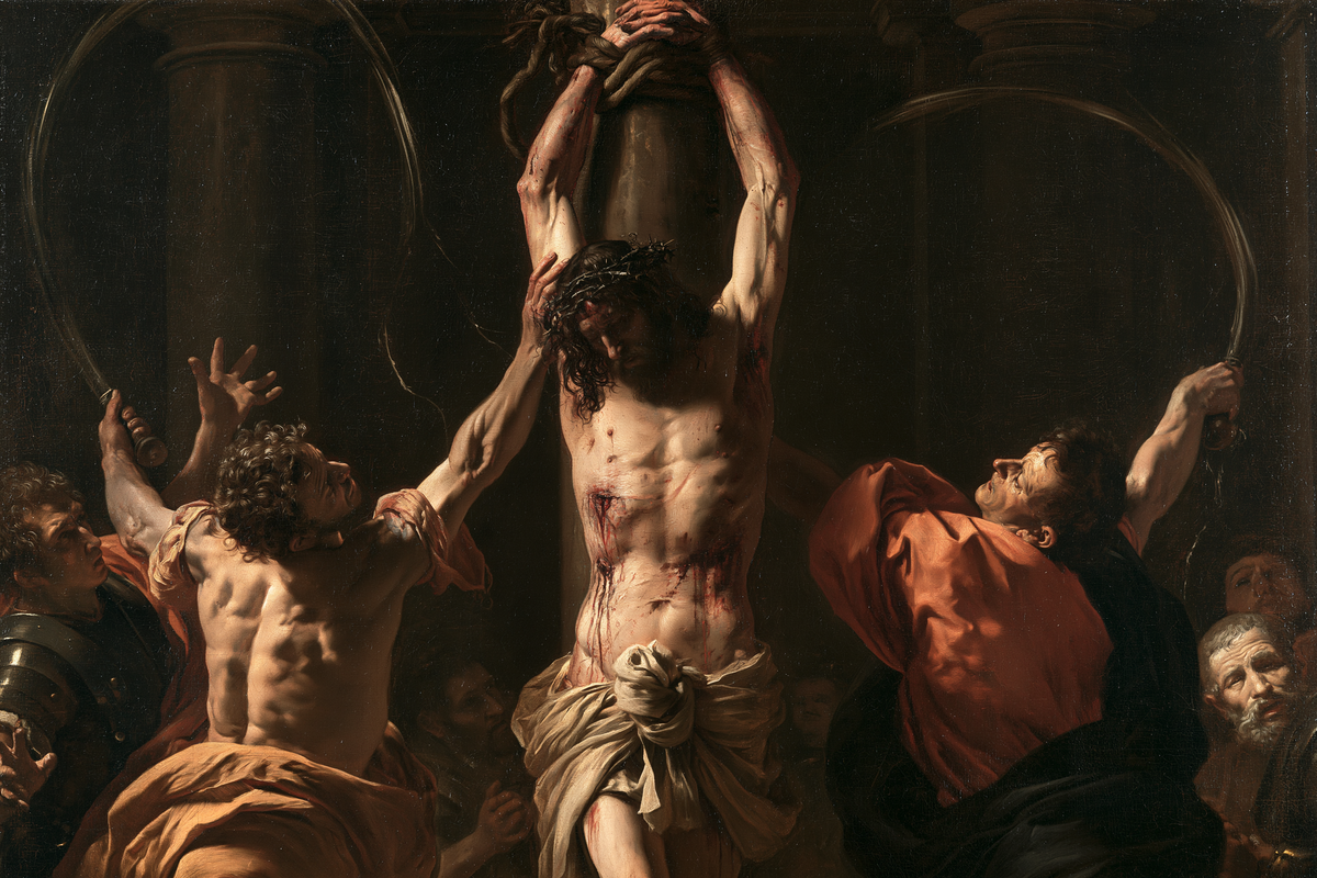 A Flagelação de Cristo - Explosão de movimento · Paisagem n° 12 - Arte cristã