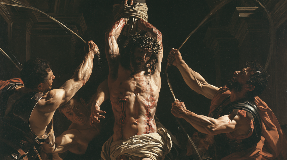 A Flagelação de Cristo - Explosão de movimento · Paisagem n° 13 - Arte cristã