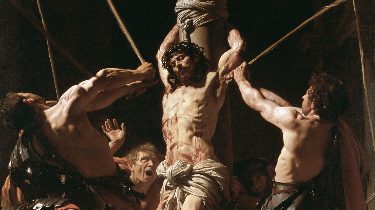 The Flagellation of Christ — Surrender at the Heart of the Crowd