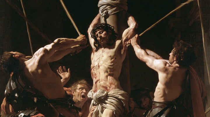 The Flagellation of Christ — Surrender at the Heart of the Crowd