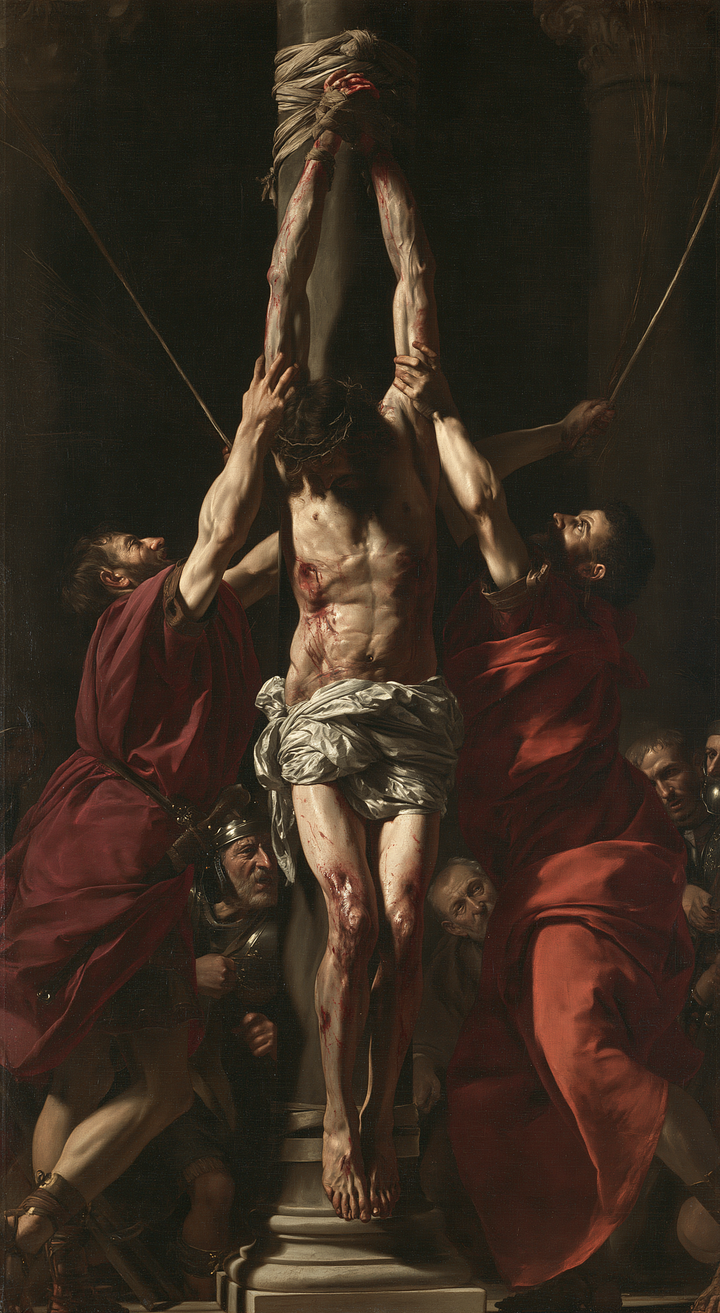 The Flagellation of Christ — The Prayer Between the Cloaks