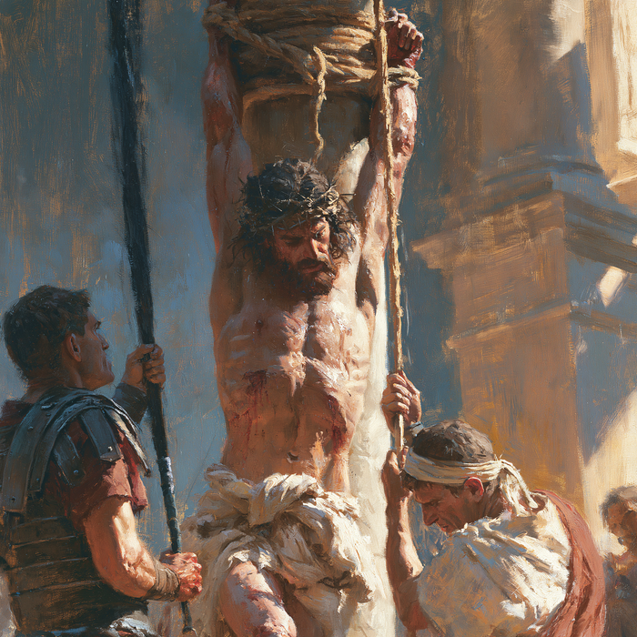 A Flagelação de Cristo - Impressionista · Carré n° 1