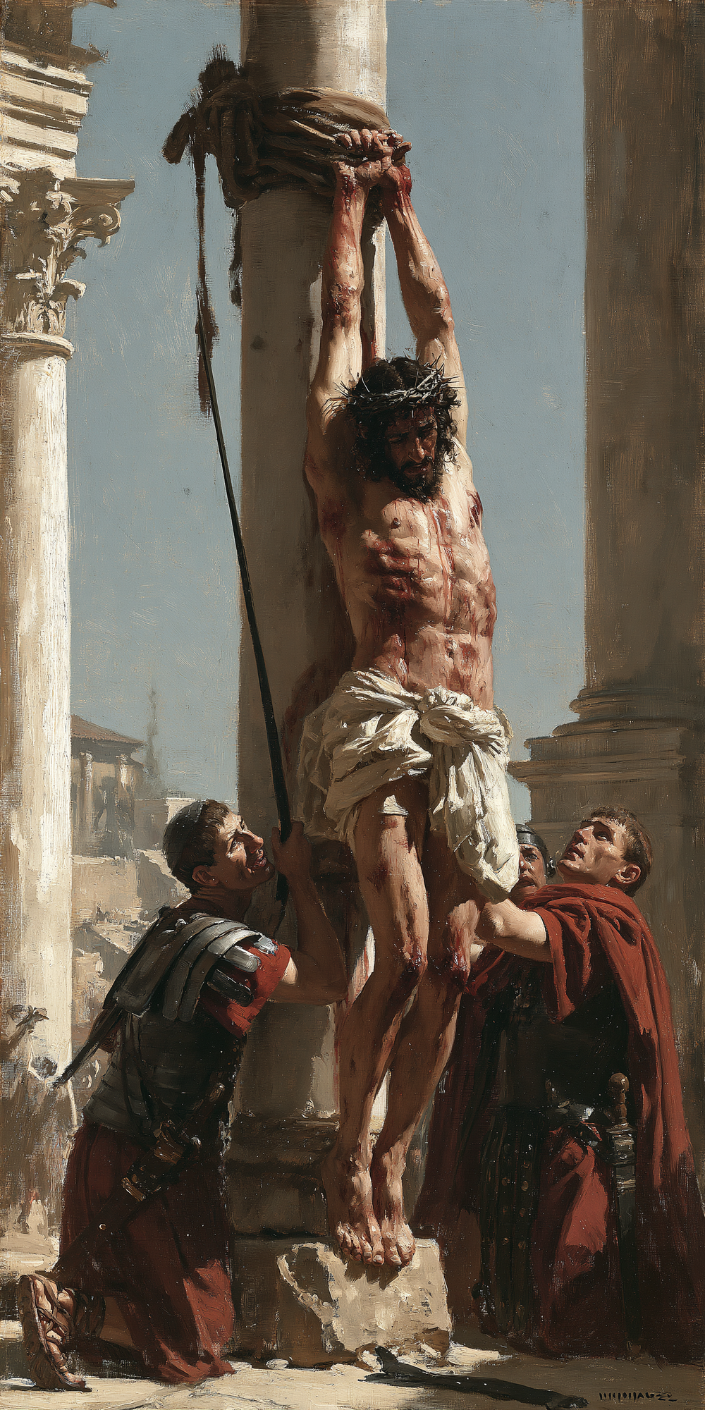 A Flagelação de Cristo - Impressionista · Retrato n° 1 - Arte cristã
