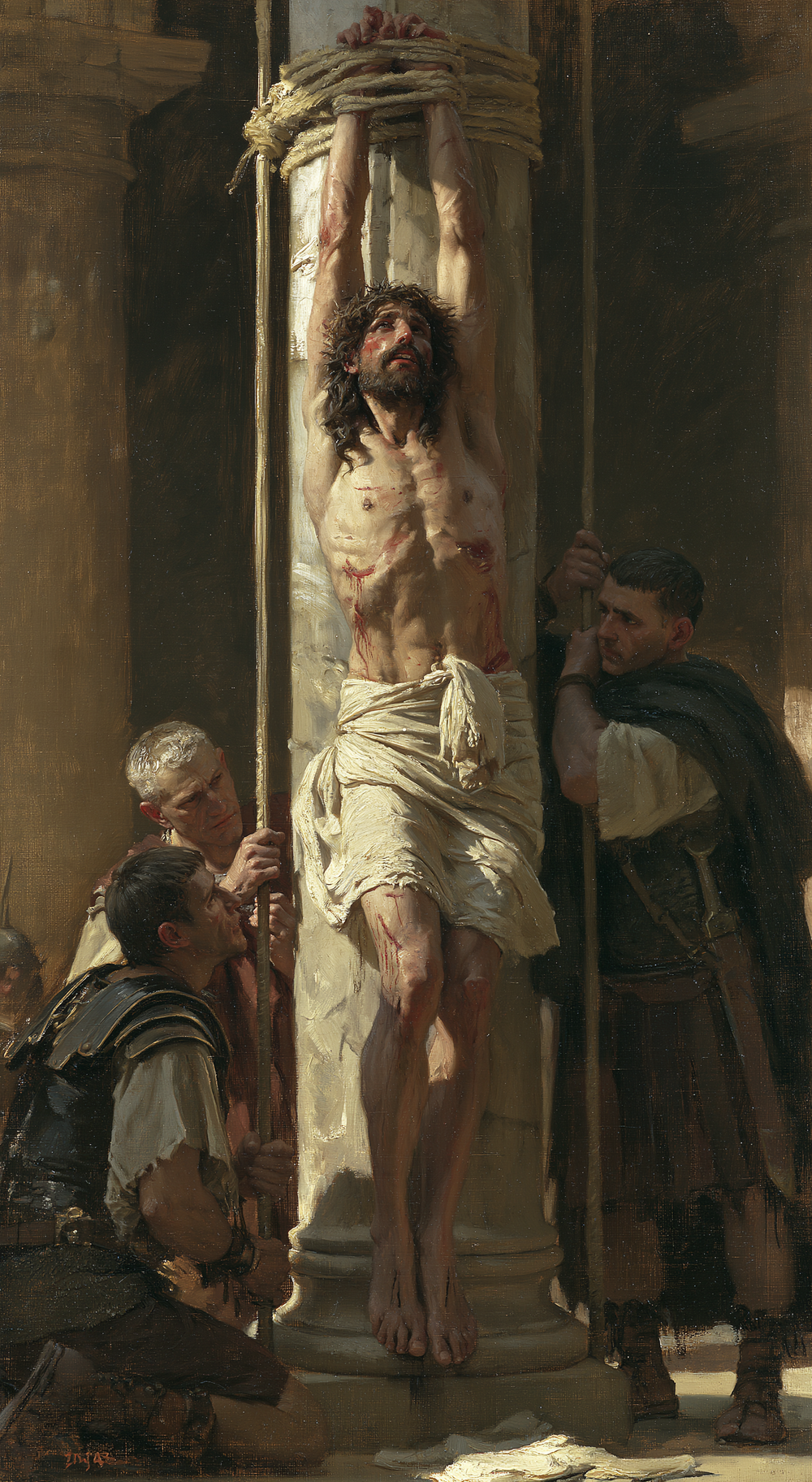 A Flagelação de Cristo - Impressionista · Retrato n° 4 - Arte cristã