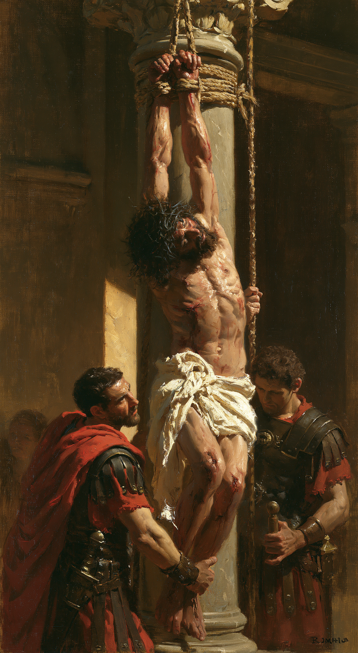 The Flagellation of Christ - Impressionist · Portrait n° 6 — aperçu de la finition sélectionnée
