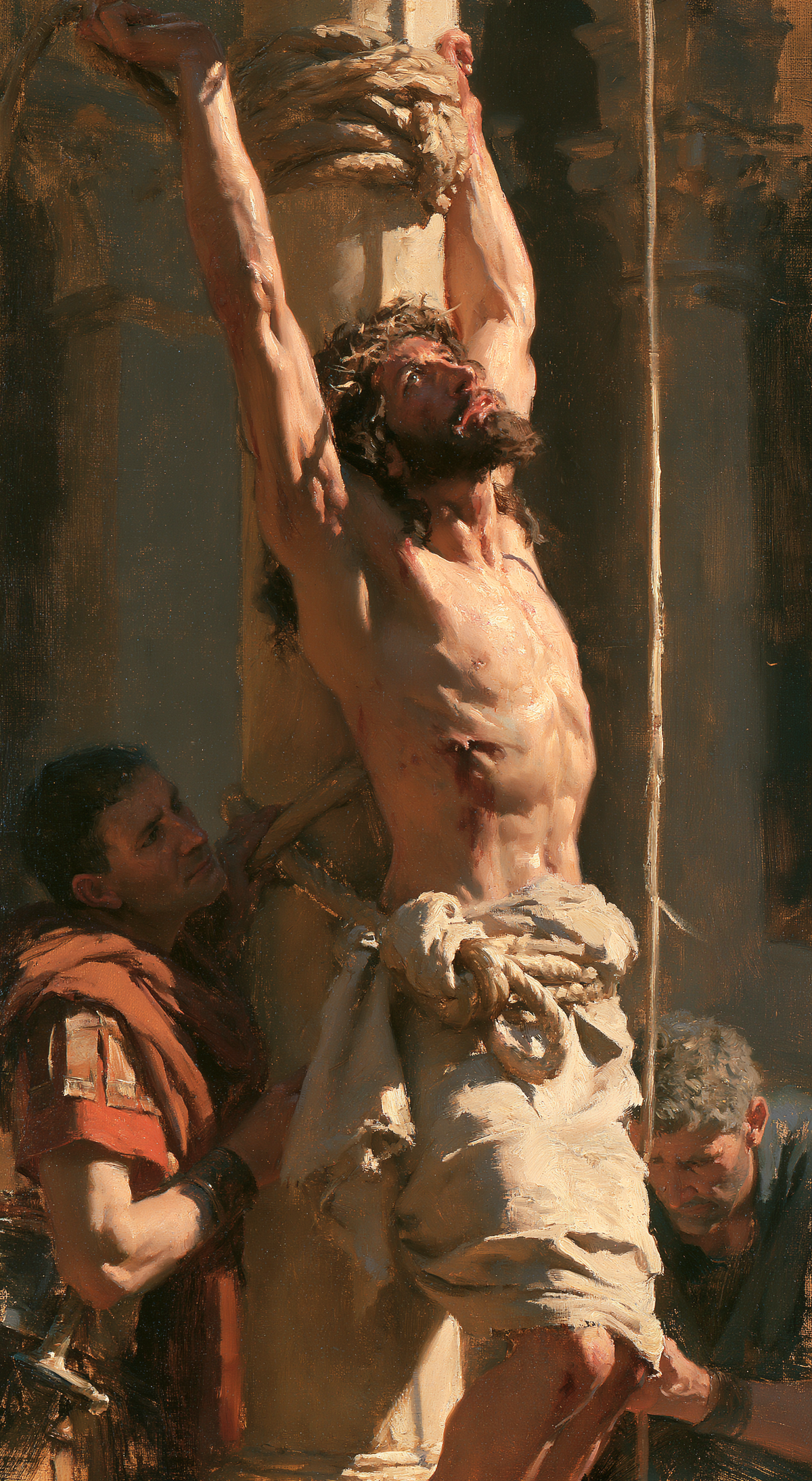 The Flagellation of Christ - Impressionist · Portrait n° 7 — aperçu de la finition sélectionnée