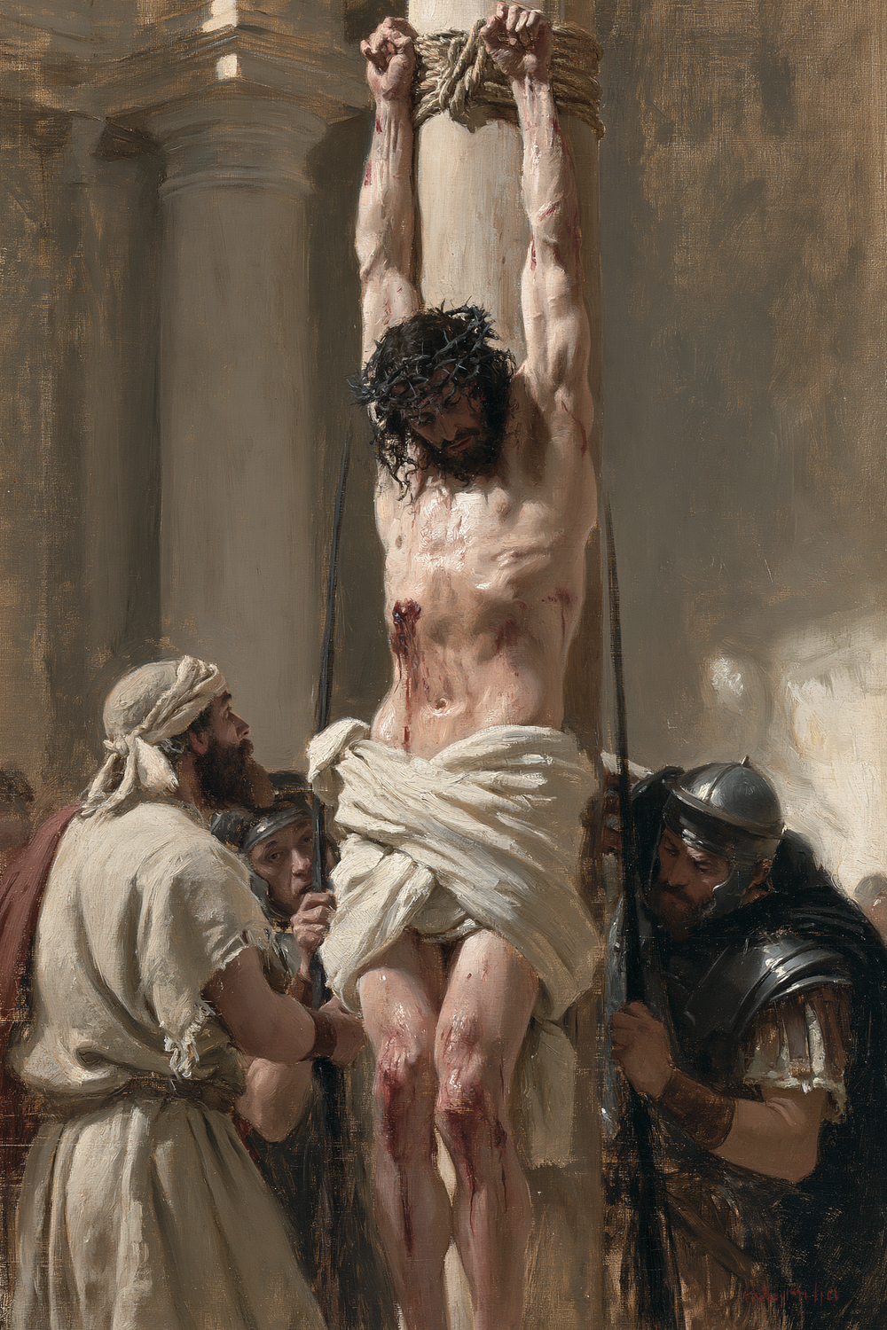 A Flagelação de Cristo - Impressionista · Retrato n° 10 - Arte cristã