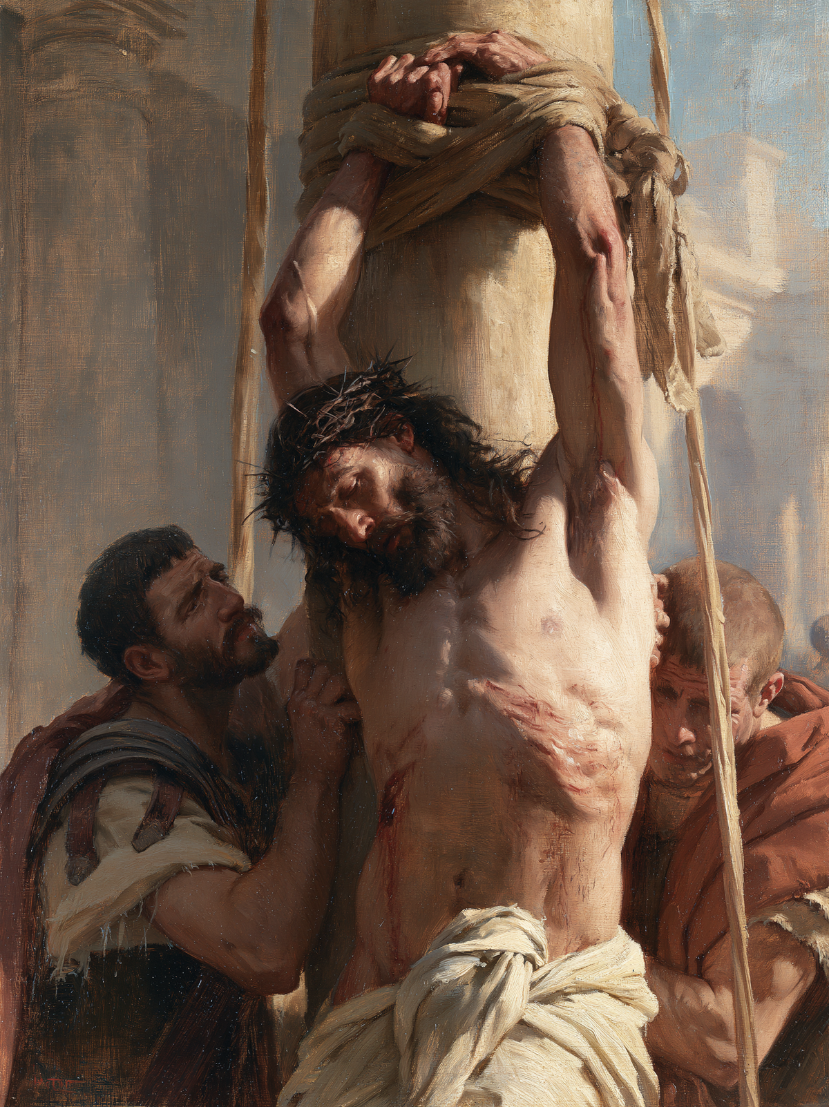 A Flagelação de Cristo - Impressionista · Retrato n° 11 - Arte cristã