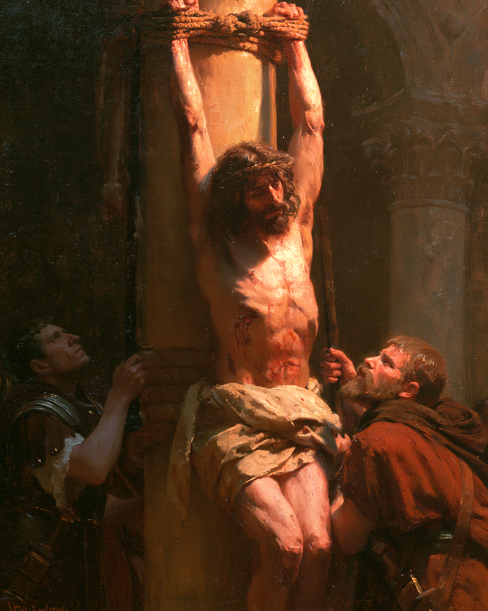 A Flagelação de Cristo - Impressionista · Retrato n° 14 - Arte cristã