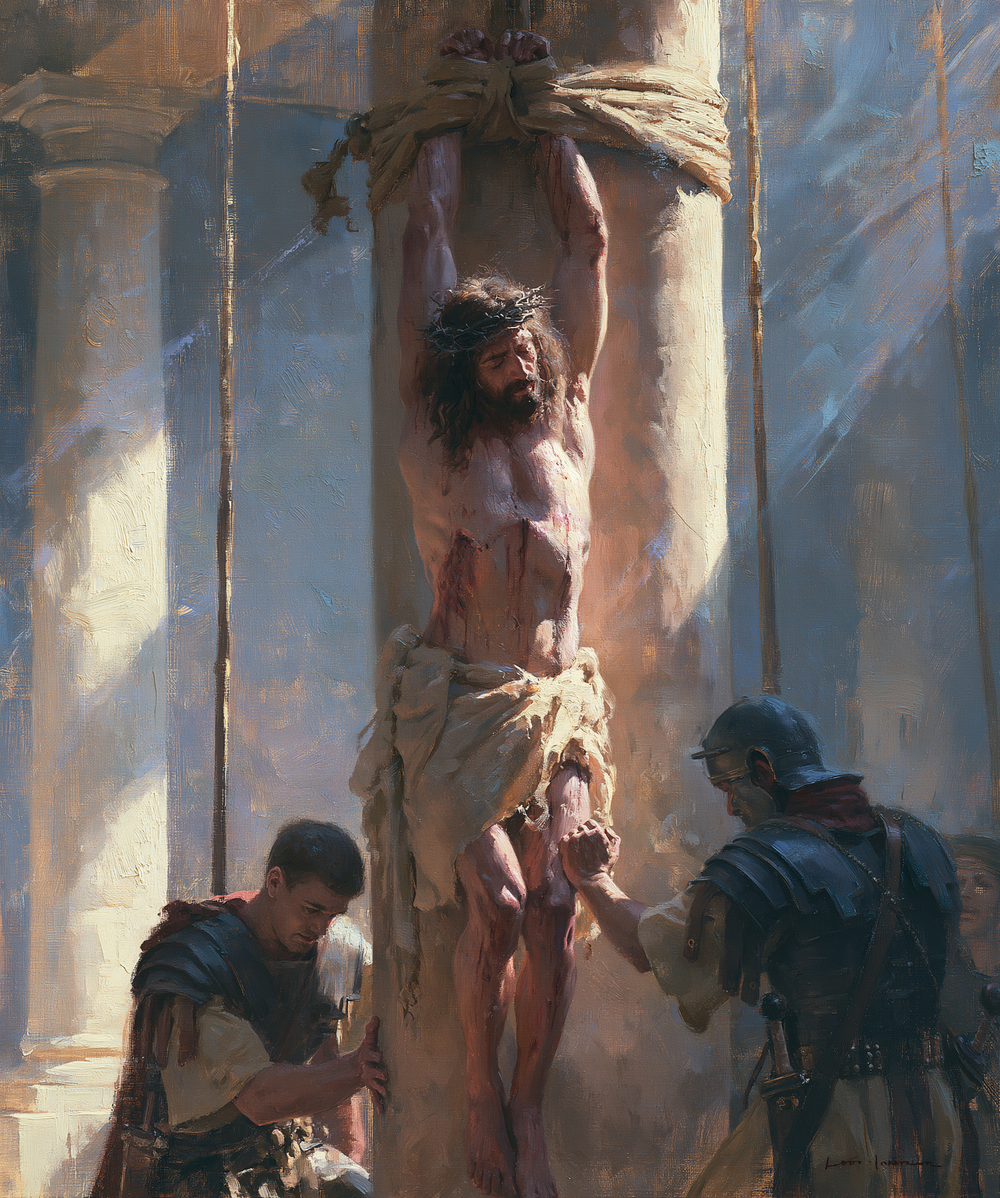 A Flagelação de Cristo - Impressionista · Retrato n° 15 - Arte cristã