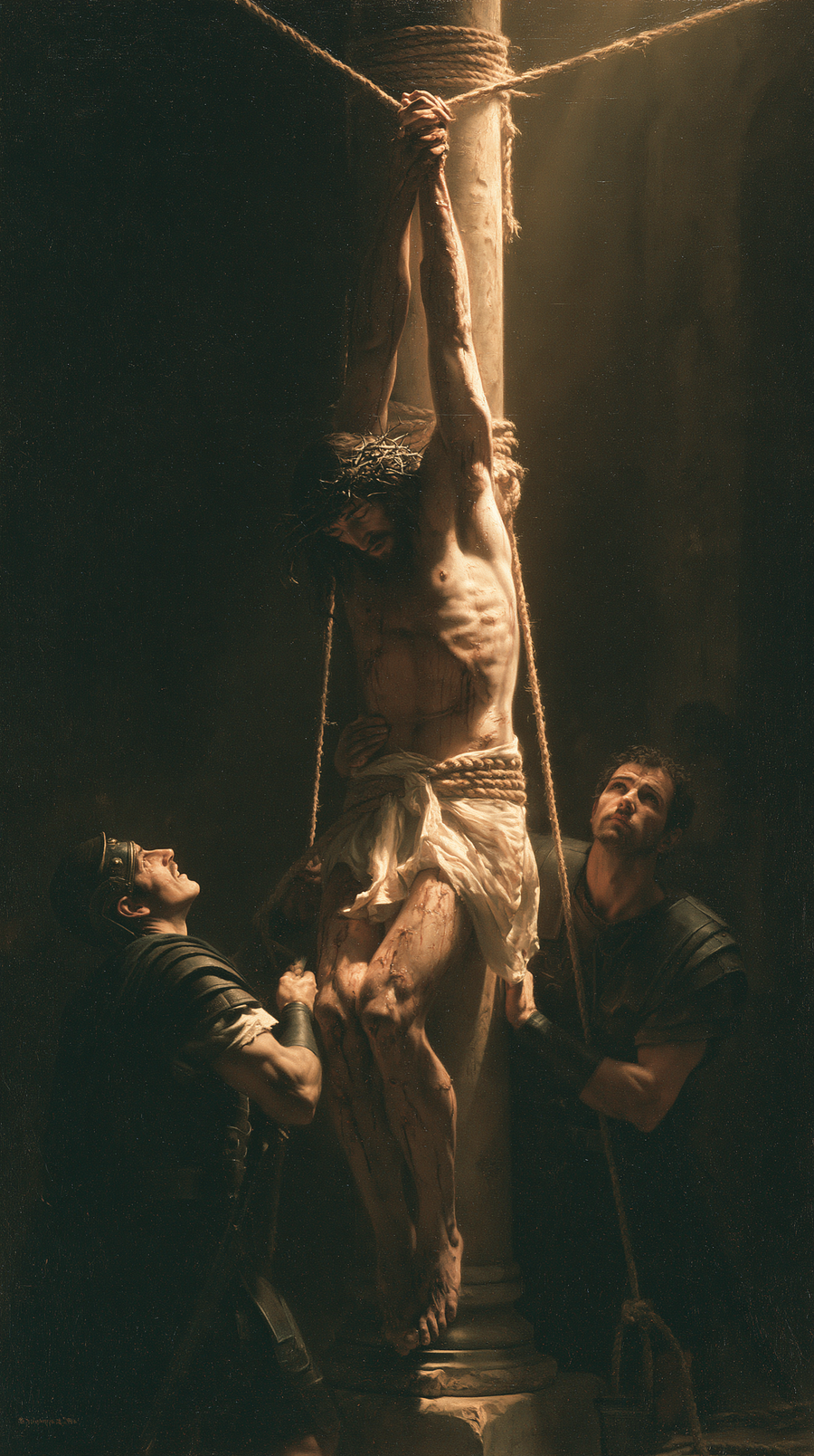The Flagellation of Christ - Divine Light · Portrait n° 5