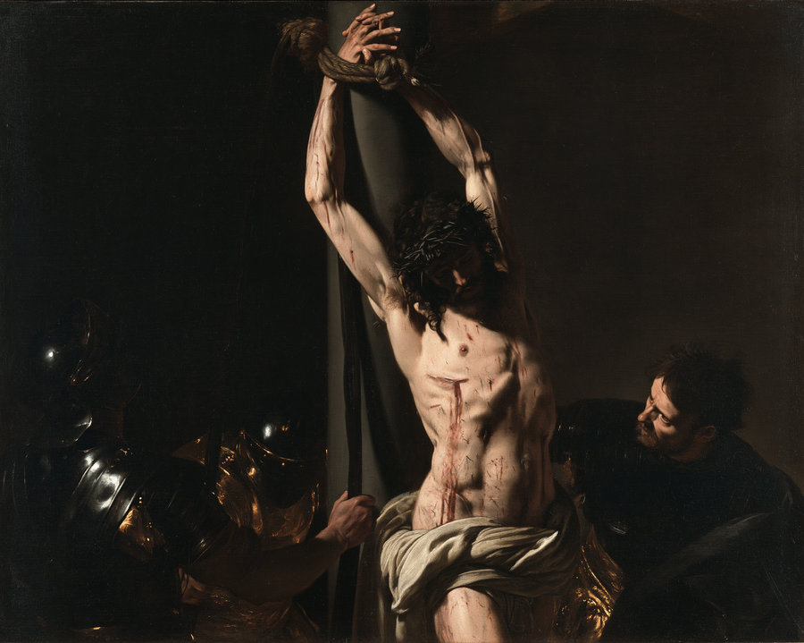 The Flagellation of Christ - Black and gold · Landscape n° 1