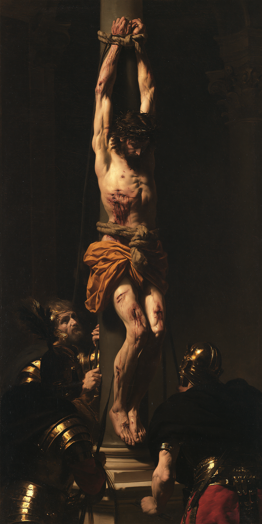 The Flagellation of Christ - Black and gold · Portrait n° 2