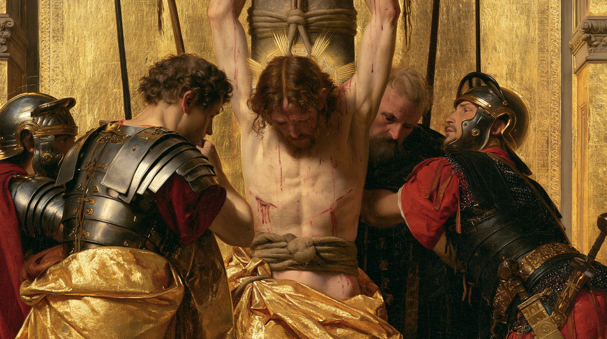 A Flagelação de Cristo - Sagrado Dourado · Paisagem n° 1 - Arte cristã