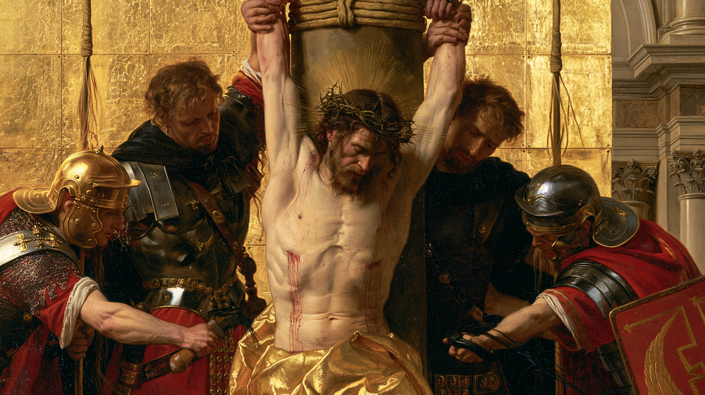 A Flagelação de Cristo - Sagrado Dourado · Paisagem n° 2 - Arte cristã