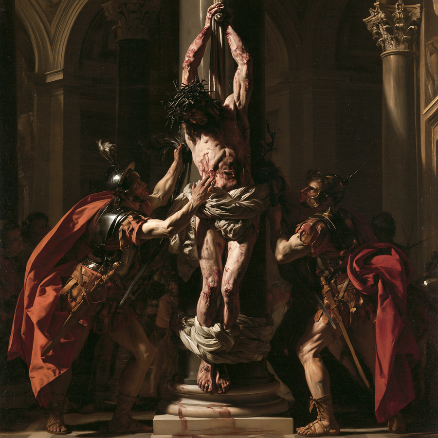 The Flagellation of Christ - Sacred monumental view · Square n° 1