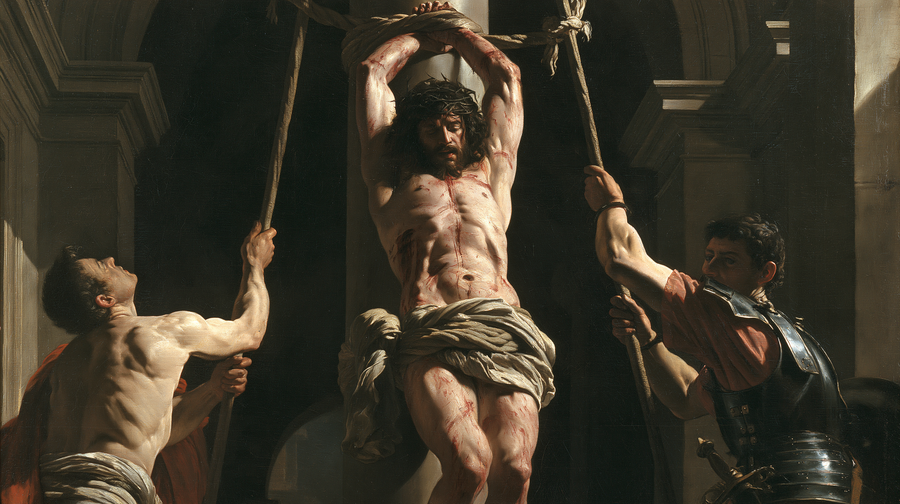 The Flagellation of Christ - Sacred monumental view · Landscape n° 2
