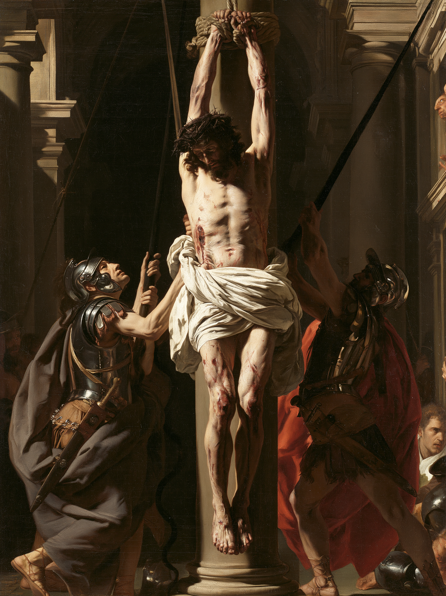 The Flagellation of Christ - Sacred monumental view · Portrait n° 3