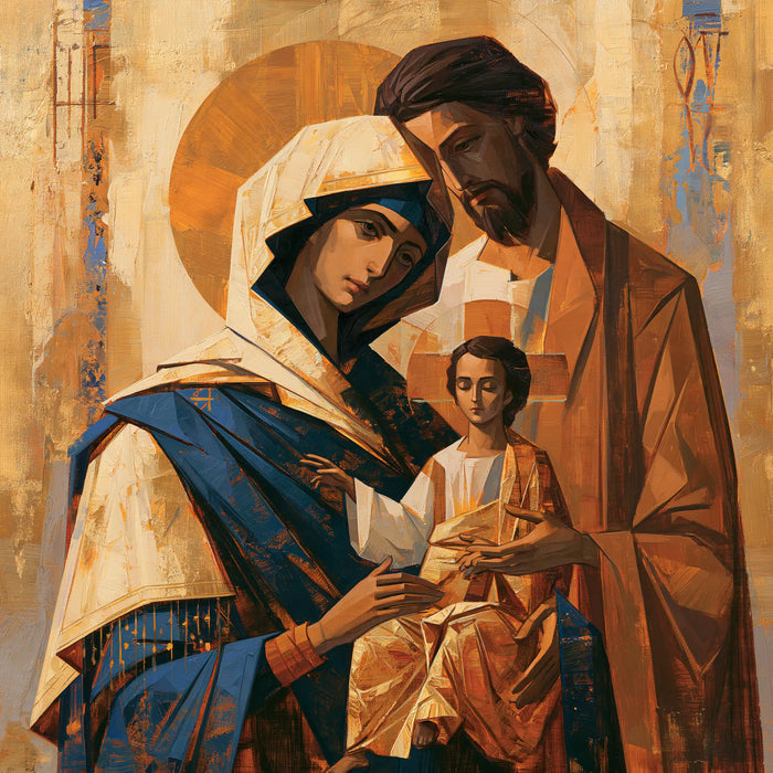 The Holy Family - Contemporary Byzantine · Square n° 1