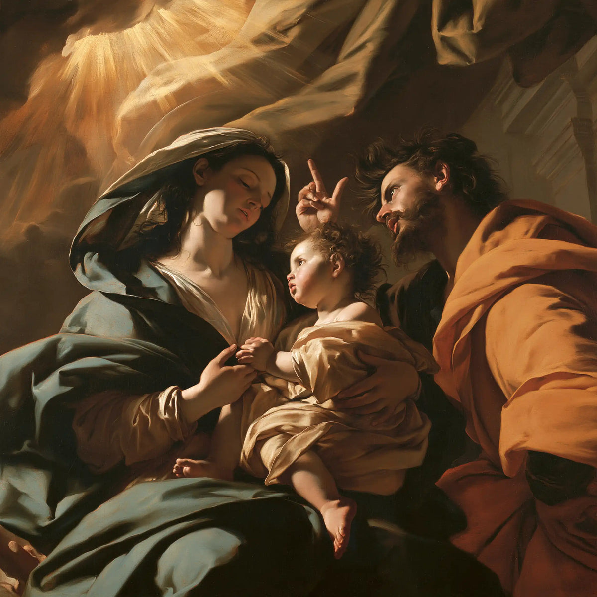 The Holy Family — The Gesture Toward the Light