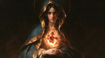 Immaculate Heart of Mary - Black and Gold · Landscape n° 19
