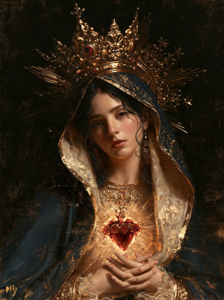 The Immaculate Heart of Mary — The Precious Heart Beneath the Tall Crown