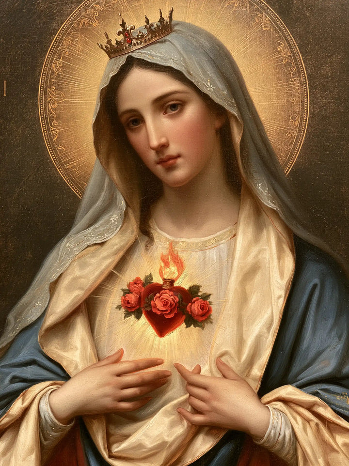 The Immaculate Heart of Mary — The Queen with the Engraved Halo