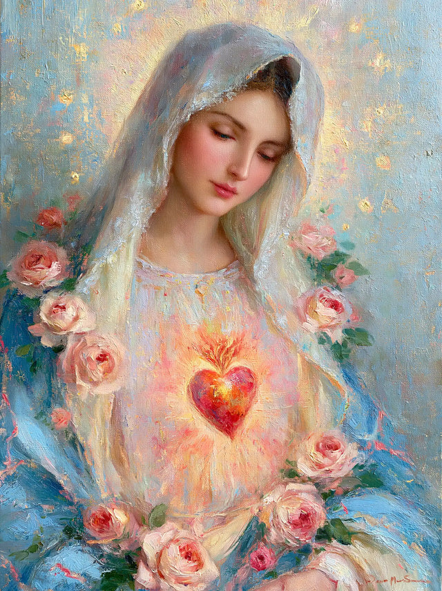 Immaculate Heart of Mary - Impressionist · Portrait n° 10
