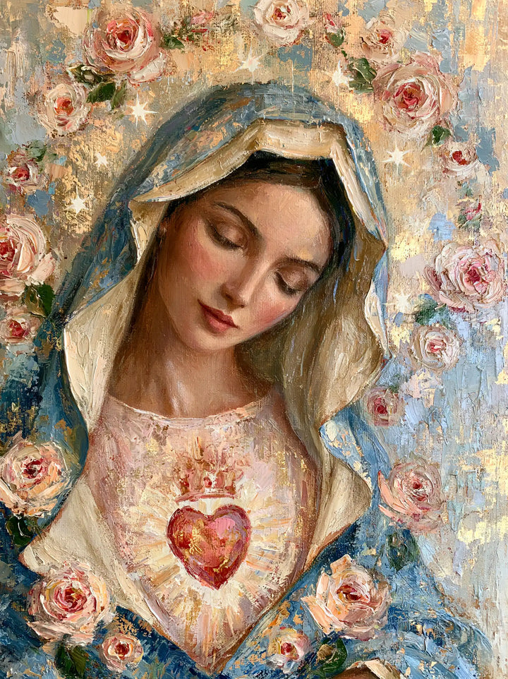 Immaculate Heart of Mary - Impressionist · Portrait n° 13
