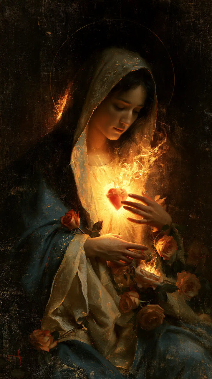 Immaculate Heart of Mary - Mary as Divine Light · Portrait n° 10