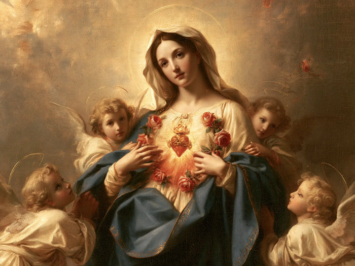 The Immaculate Heart of Mary — The Little Heart Amid Upturned Gazes