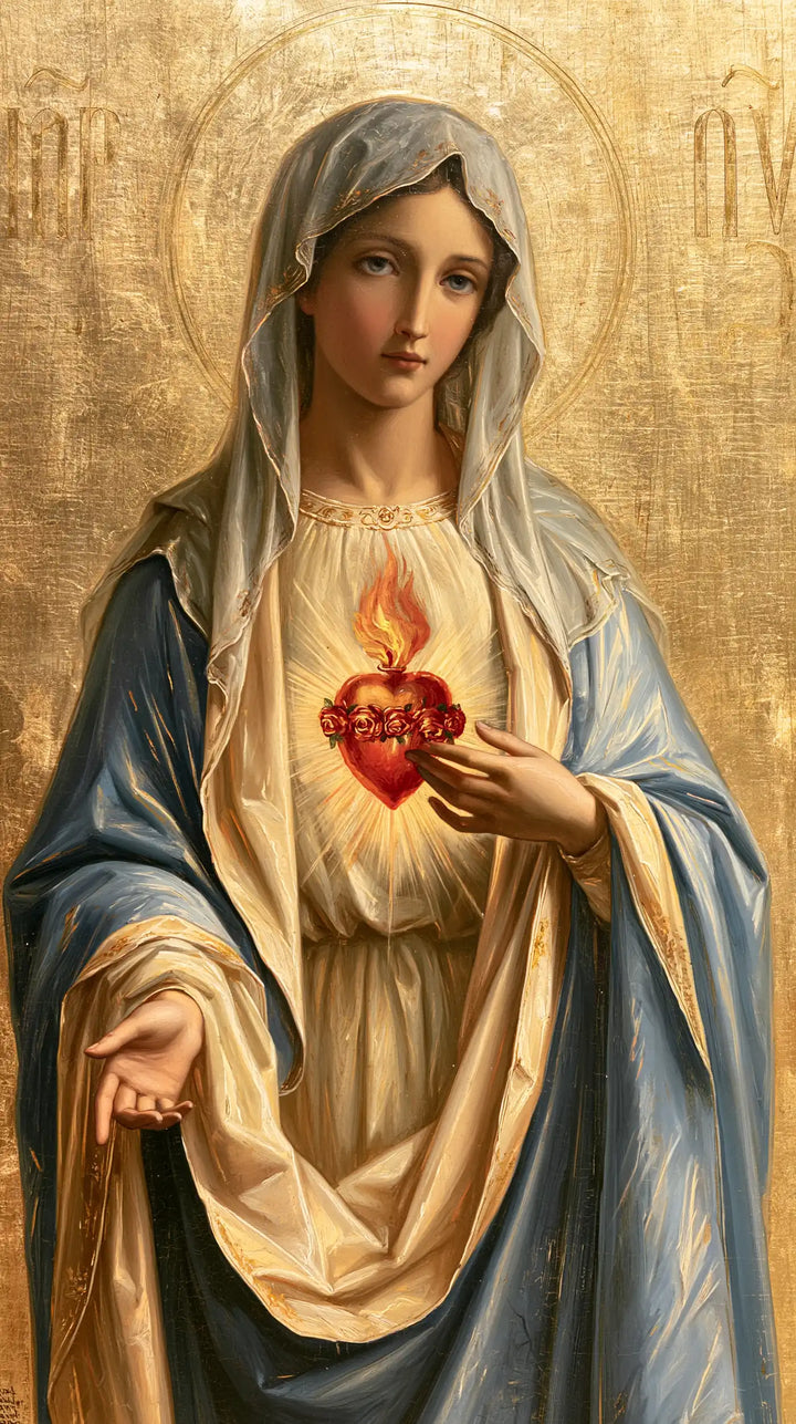 Immaculate Heart of Mary - Sacred Gold · Portrait n° 4