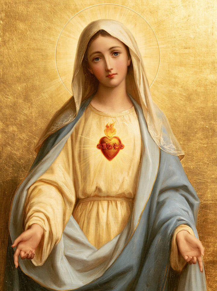 Immaculate Heart of Mary - Sacred Gold · Portrait n° 18
