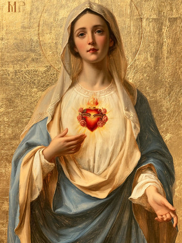 Immaculate Heart of Mary - Sacred Gold · Portrait n° 20