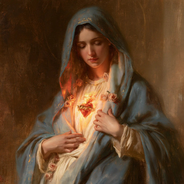 Immaculate Heart of Mary - Sacred Maternal Tenderness · Square n° 1