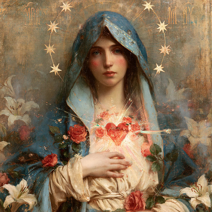Immaculate Heart of Mary - Symbolist · Square n° 4