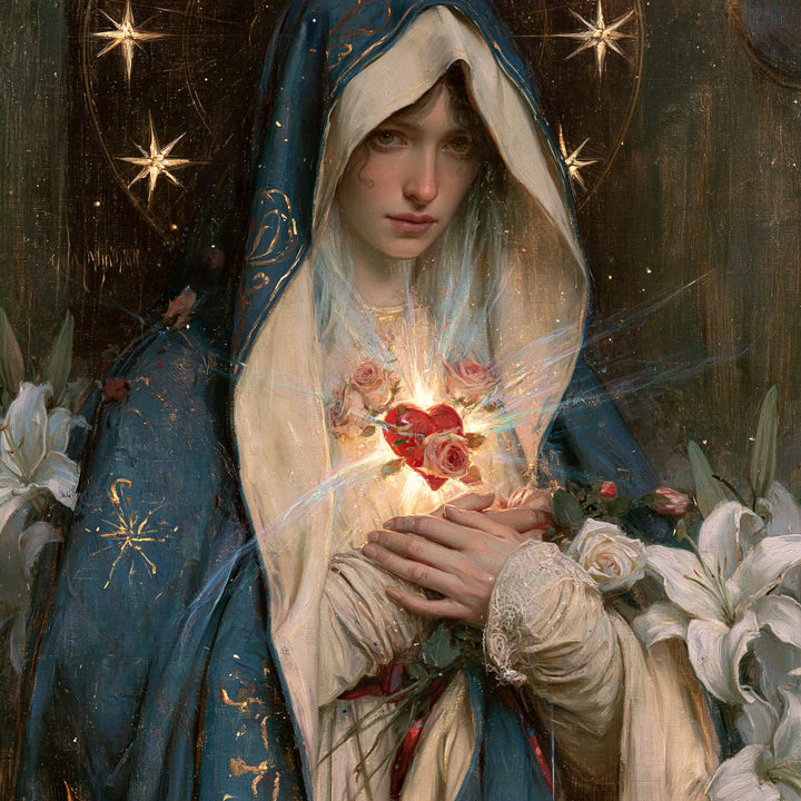 Immaculate Heart of Mary - Symbolist · Square n° 10