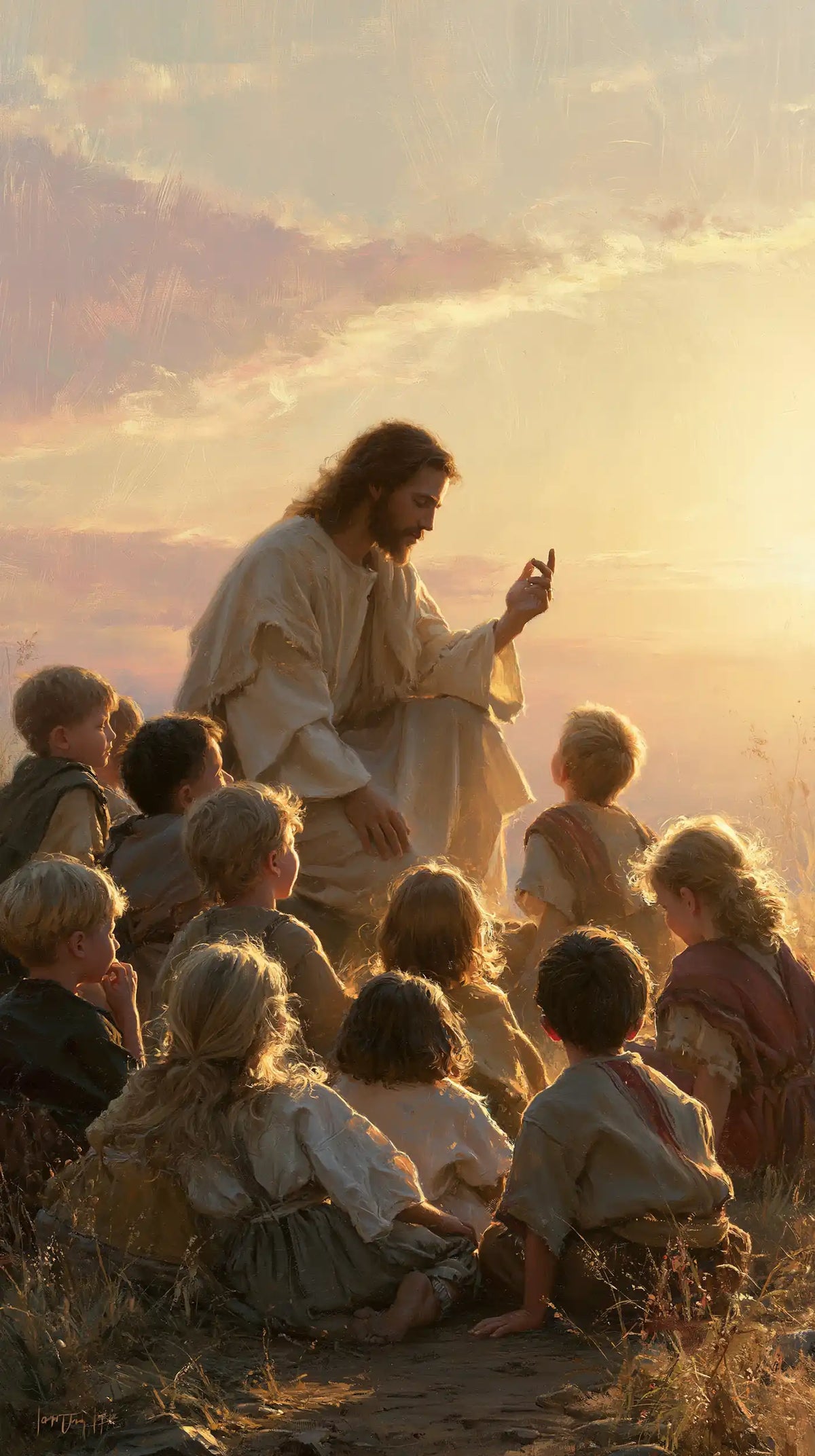 Jesus and the Children — The Gathering of Trusting Eyes