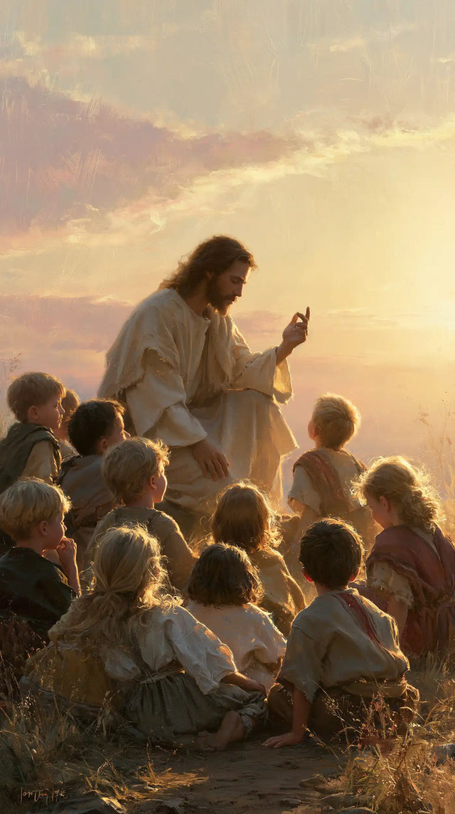 Jesus and the Children — The Gathering of Trusting Eyes