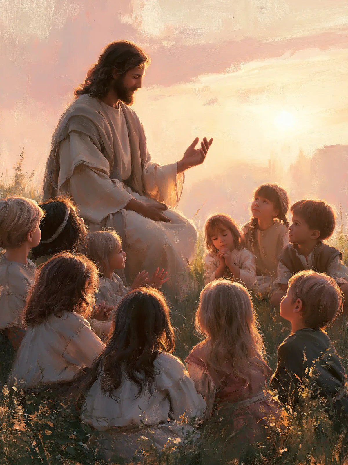 Jesus and the Children — Listening beside the Rose Horizon