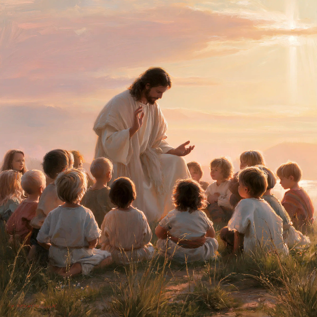 Jesus and the Children — The Two Palms of Tenderness